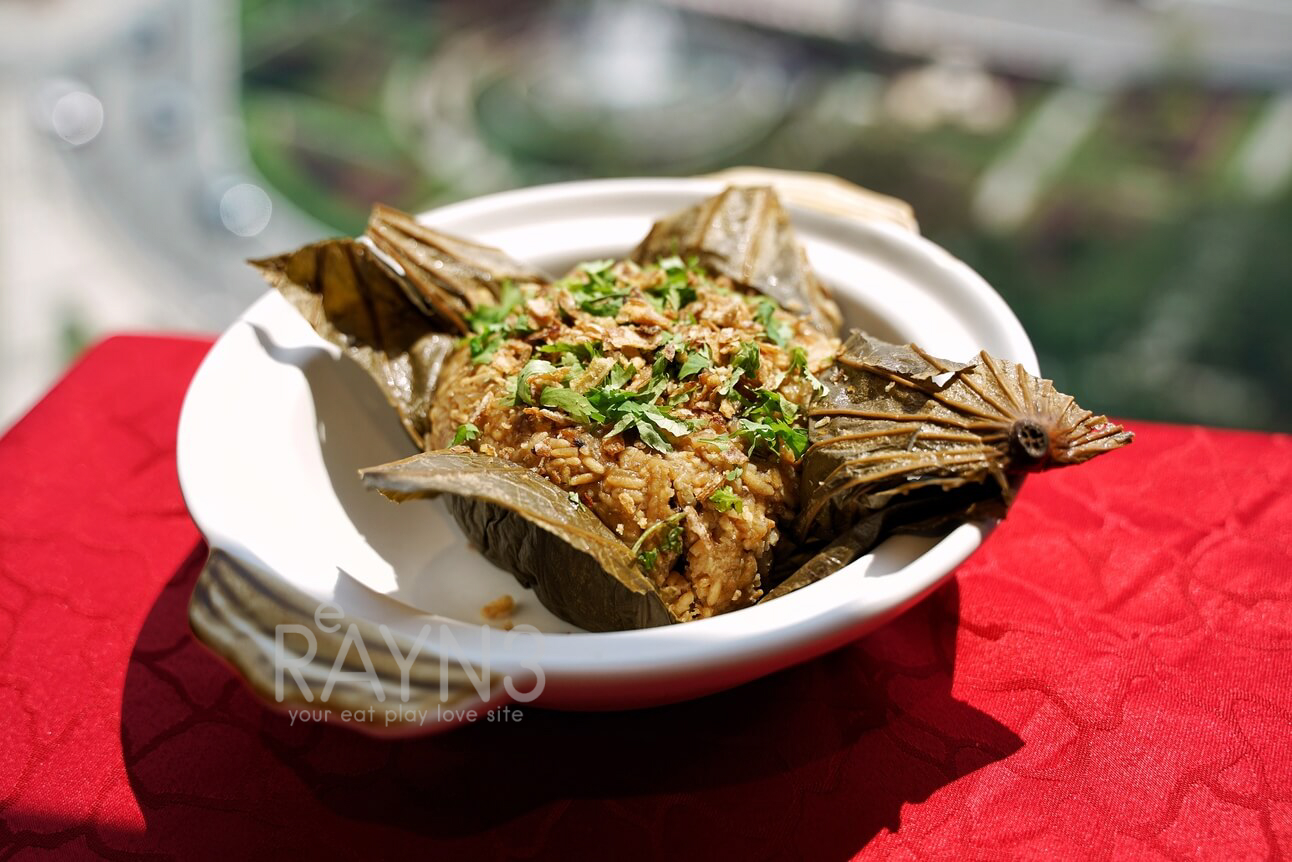 Lotus Leaf Rice with Shitake
