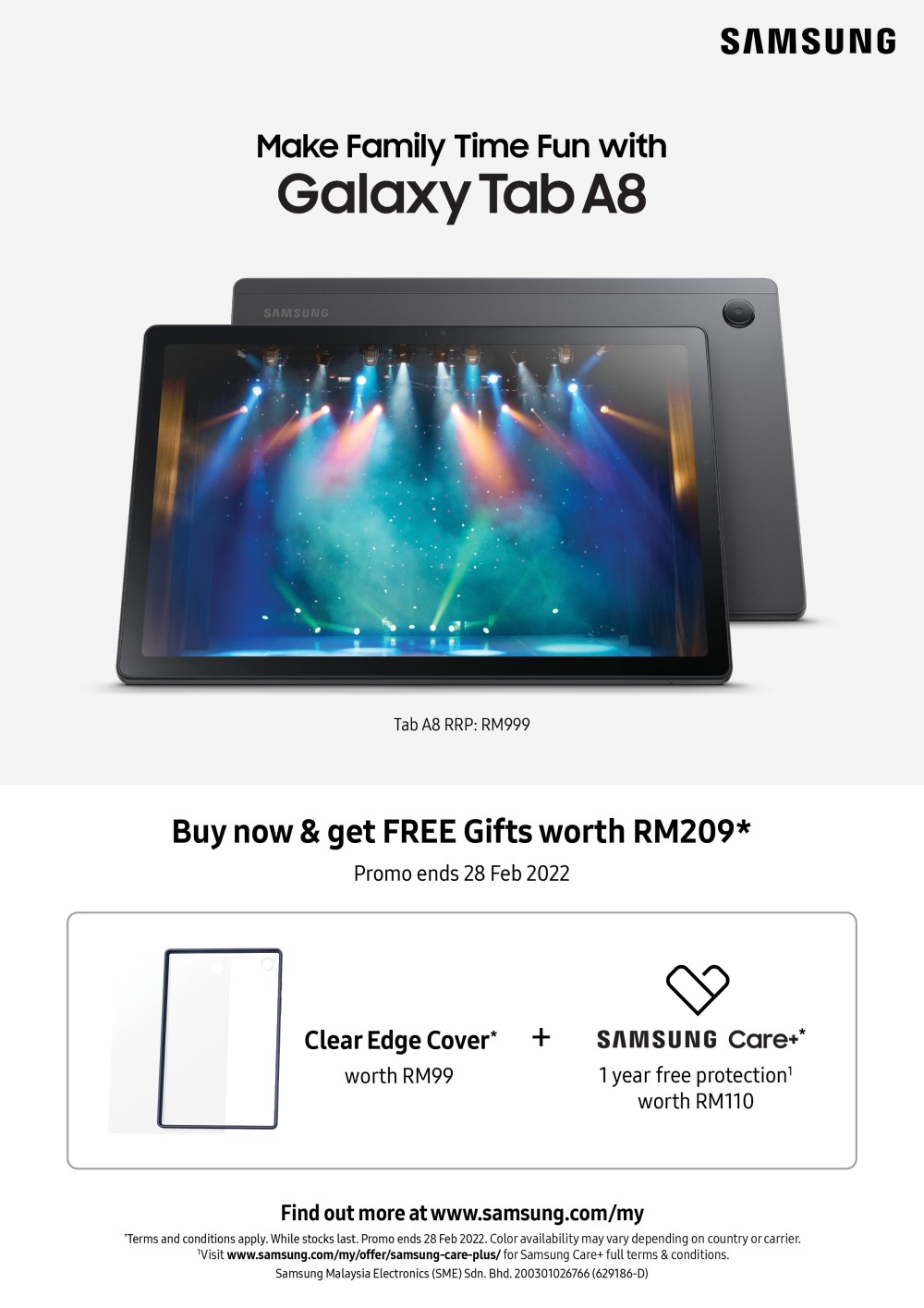 Galaxy Tab A8 Launch Promo KV (R11) A