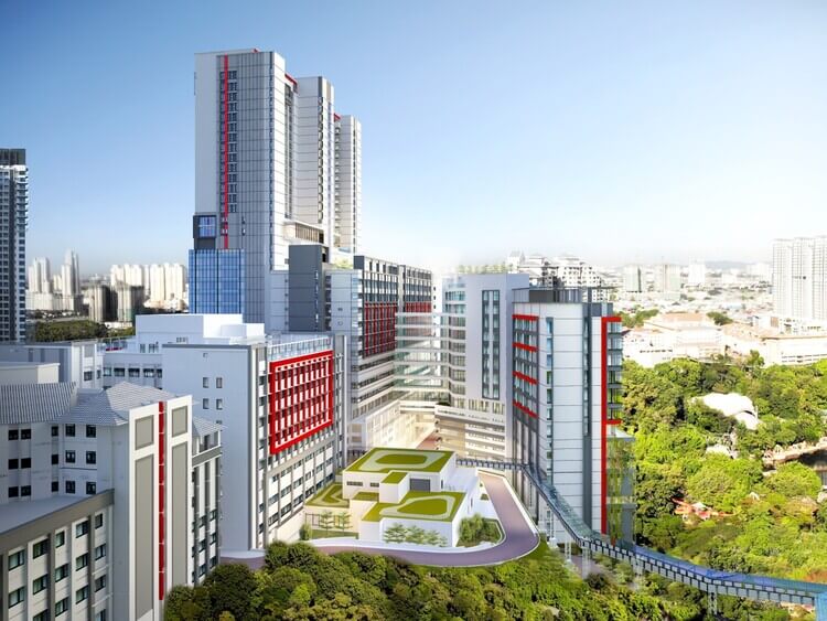 Artist impression of Sunway Medical Centre (Tower A – F)
