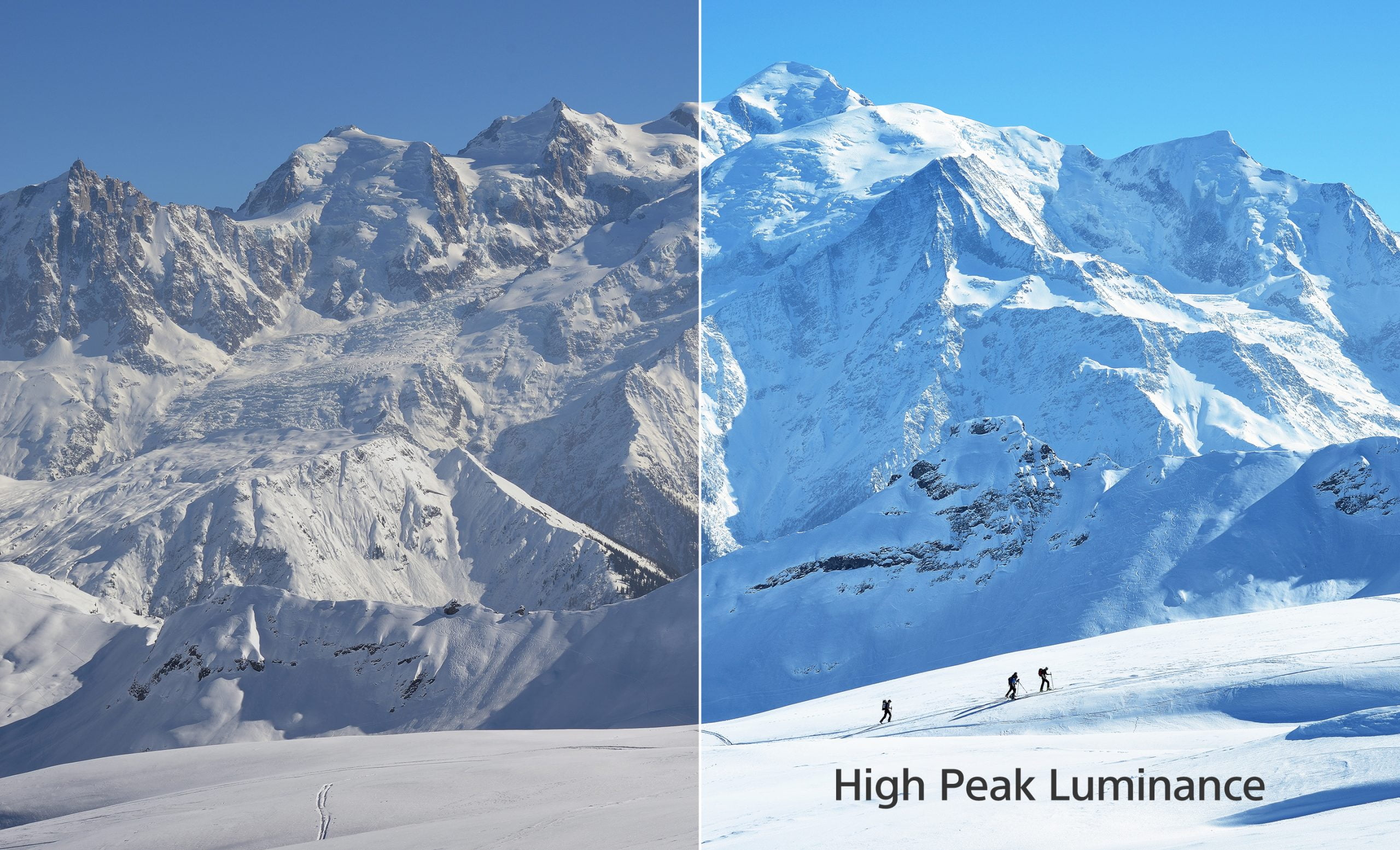 Hipeak luminance