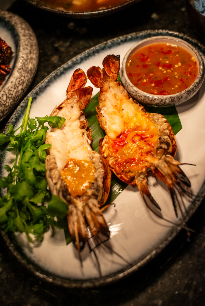 Grilled River Prawns