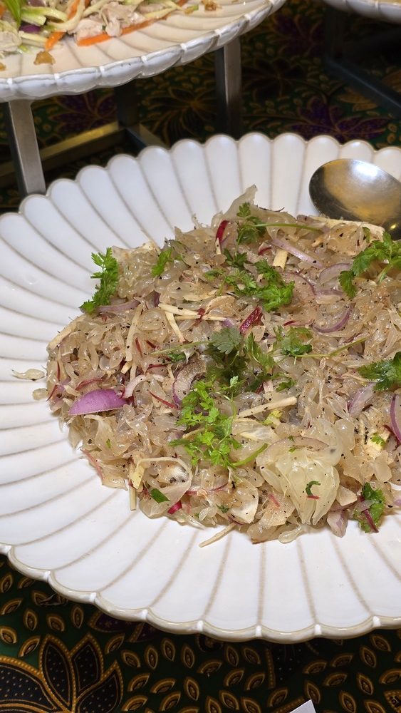 Nyonya Kerabu Pomelo with Torch Ginger, Fresh Herbs & Roasted Coconut