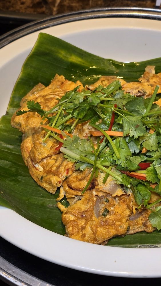 Prawn and Cincaluk Egg Omelette